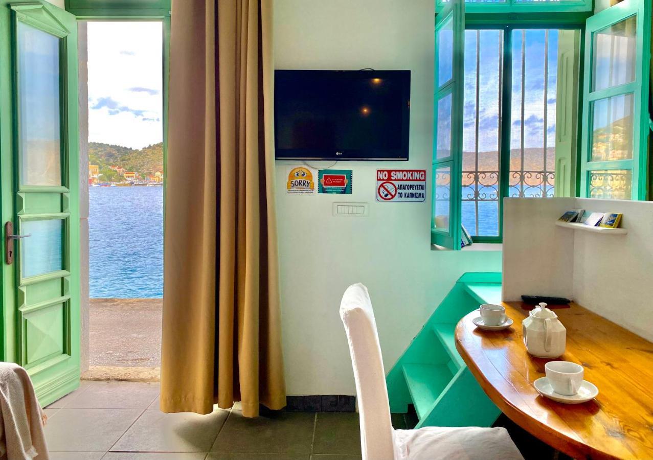 Apartmán Seafront - Harbour View , Pitini 1 Symi Exteriér fotografie